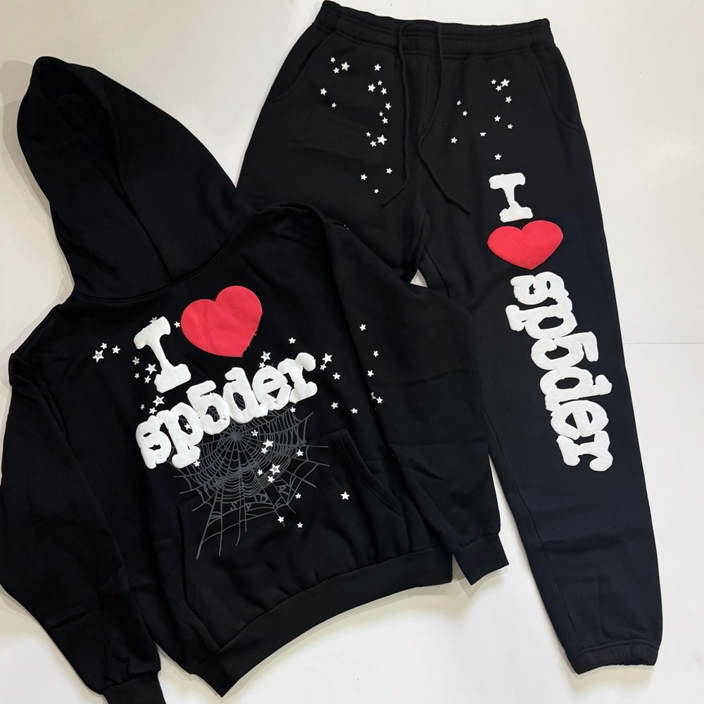 I Heart Spider Hoodie & Sweatpants Matching Set